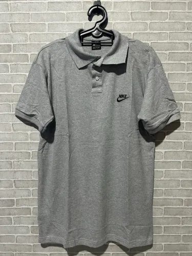 Camisa polo nike cinza