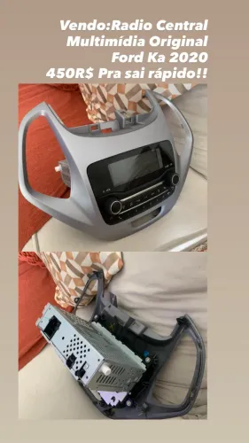 Radio Central Multimídia Original Ford Ka original 2020 R$470