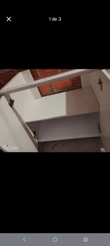 Armário de banheiro 100% MDF, 80 de largura 70 de altura