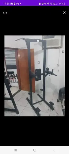 Supino + barra fixa