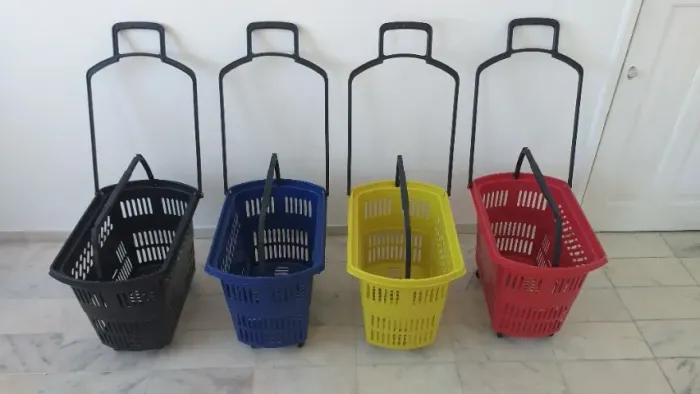 CARRINHO CESTA CESTINHA 30L SUPERMERCADO MERCADINHO FARMACIA