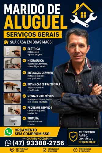 Marido de Aluguel | Serviços Gerais em Canoinhas em região 