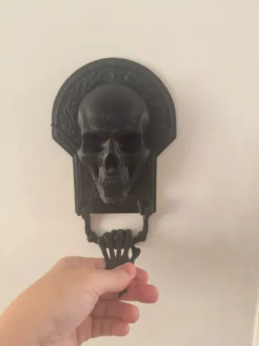 Caveira batente de porta abs NOVA