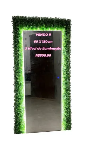 Espelho com LED 60cm x 150cm