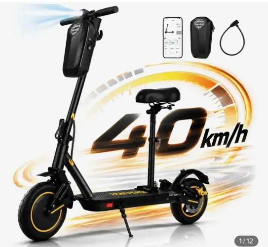Patinete Elétrico Trailforce 800W 40KM/H