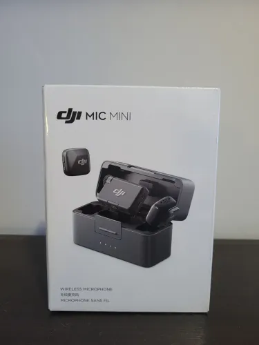DJI Mic Mini (2 TX + 1 RX + Charging Case) | Lacrado Novo na Caixa