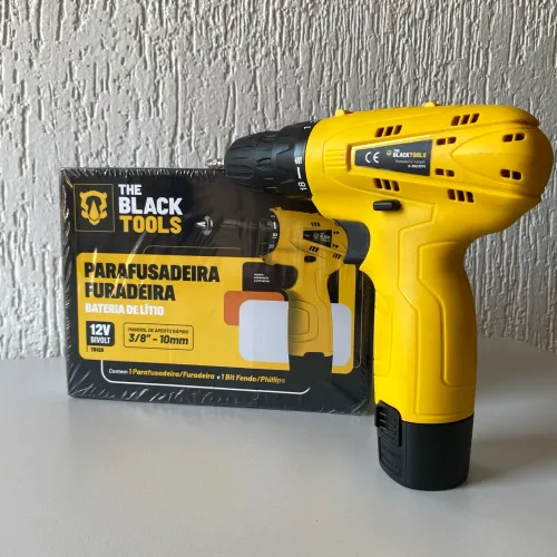 Parafusadeira Furadeira BlackTools 12v