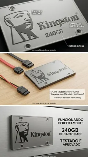 SSD Kingston 240gb + case 3.0