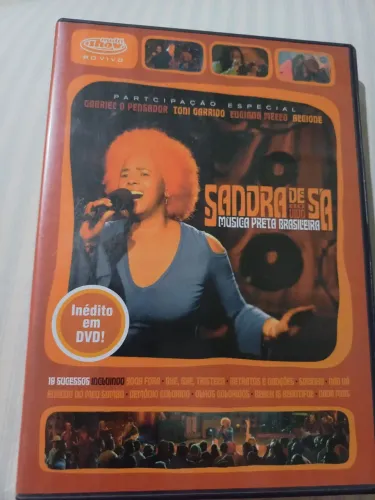 Título: DVD Sandra de Sá - Música Preta Brasileira (Ao Vivo) - Original