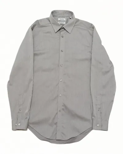 Camisa Social Calvin Klein Slim Fit Manga Longa