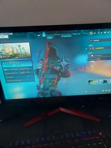 Monitor Gamer Acer KG241Q S 23.6" Full HD 165Hz 0.5ms (Impecável)