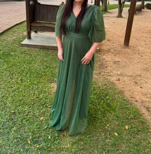 Vestido de festa (Madrinha verde oliva)