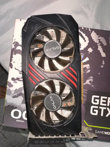 placa de video gtx 1050ti QUEIMADA