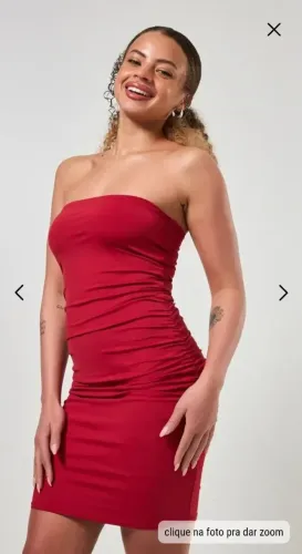Vestido youcom tubinho vermelho 