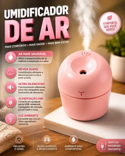 ? Umidificador de Ar ? Conforto para o seu ambiente ?