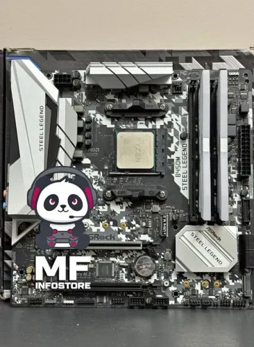 Kit B450M Steel Legend + Ryzen 5 5600x + 2x8GB Gloway RGB 3200mhz