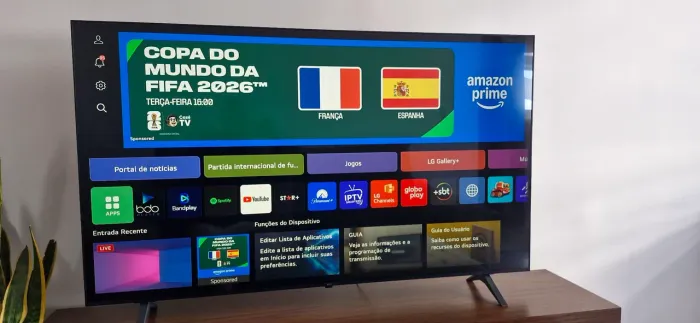 TV LG 65" 4K UHD Smart TV - Modelo 65UR871C0SA - Estado de Nova