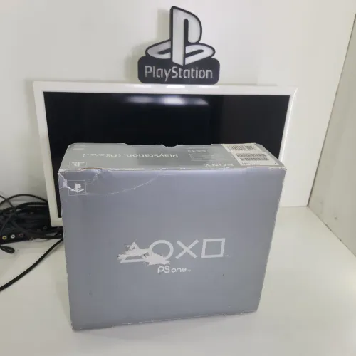 Psone original na caixa sem detalhes 
