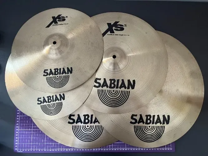 Kit Pratos Sabian XS20 + Bag Transporte PHOENIX