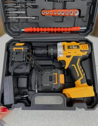 Parafusadeira Furadeira 12V The Black Tools Nova