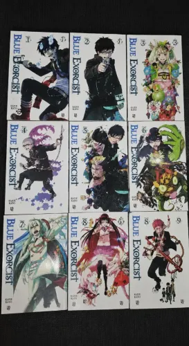 Blue Exorcist - Mangás vol 1 ao 9