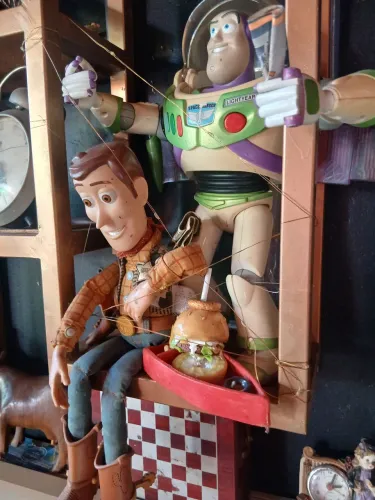 Woody e Buzz Lightyear originais de 1995 /raridade