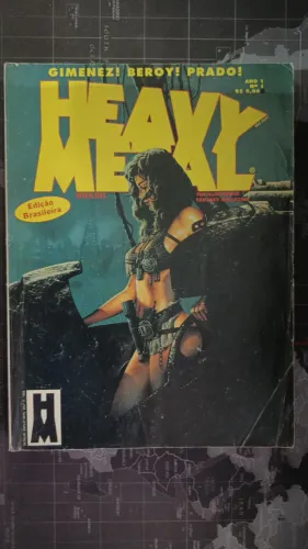 Revistas HQ Heavy Metal anos 90