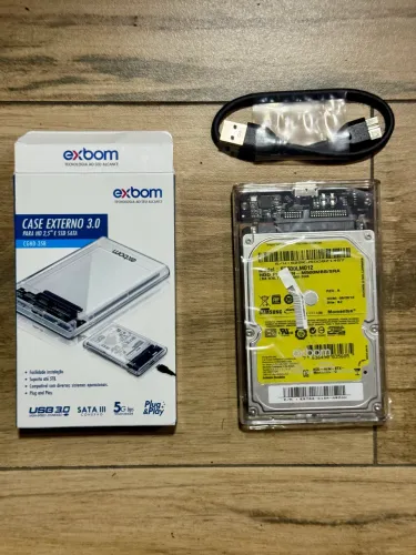 Lote 6 HD Externo 500GB USB 3.0 Novo - PC/PS4/Xbox