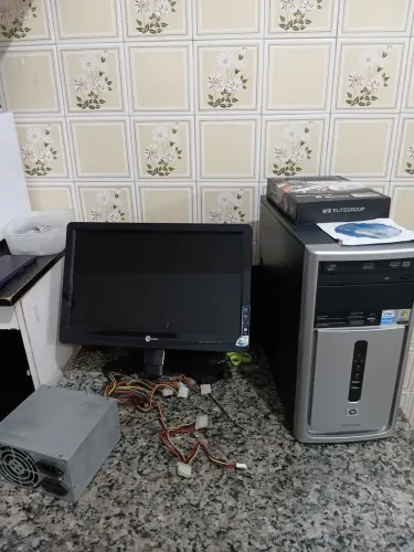 vendo computador, cpu hp pavilion e monitor ecogold