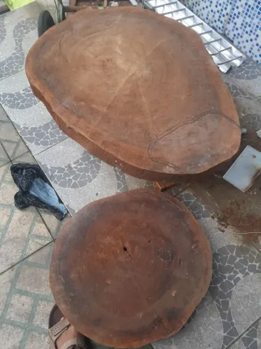 Bolacha de madeira 50/50