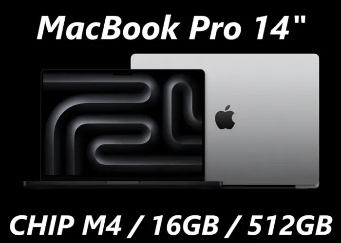 MacBook Pro 14 M4 16GB 512GB NOVO