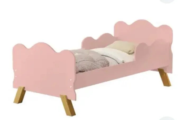 Cama infantil rosa 