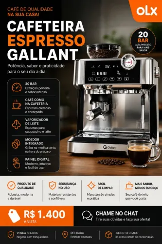 Cafeteira Gallant Expresso (lacrada) 