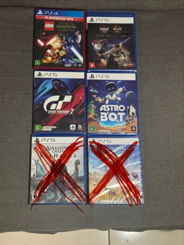 Jogos PS5 e PS4 (NOVOS E LACRADOS)