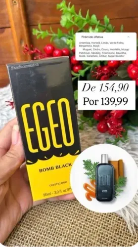 Egeo bomba black Boticário 