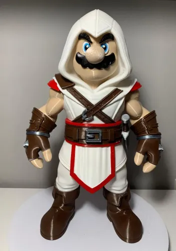 Colecionáveis Mario Assassins Creed - 30cm