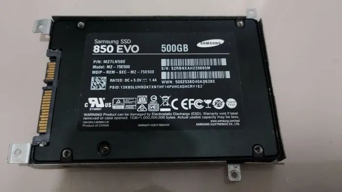 HD Samsung SSD 500gb