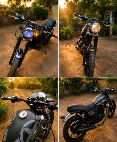 Intruder 125 customizada cafe racer