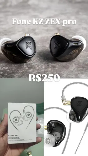 Fone KZ ZEX pro ótima opção para retorno