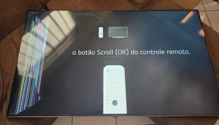 TV LG 4k nanocell 65" 65nano85 para retirada de peças