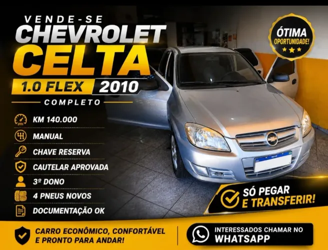 Chevrolet Celta Spirit/ LT 1.0 MPFI 8V Flexp. 5P 2010