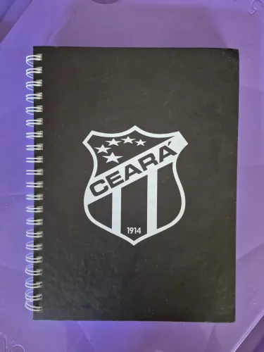 caderno capa dura 200 folhas ceara sporting club