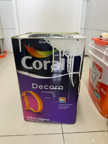 Tinta Coral Lavável Branco Gelo Fosco