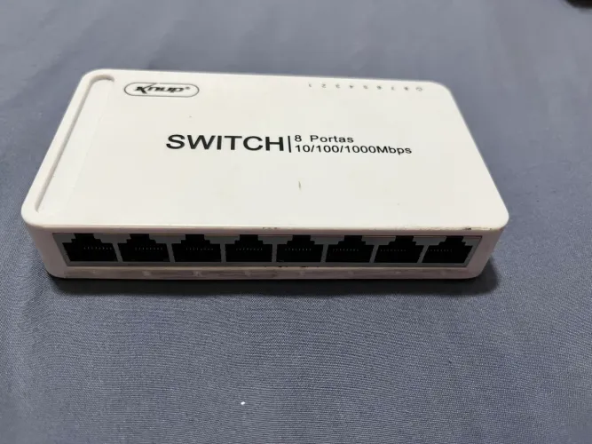 Switch 8 Portas Gigabit Rede 10/100/1000mbps Hub Rj45