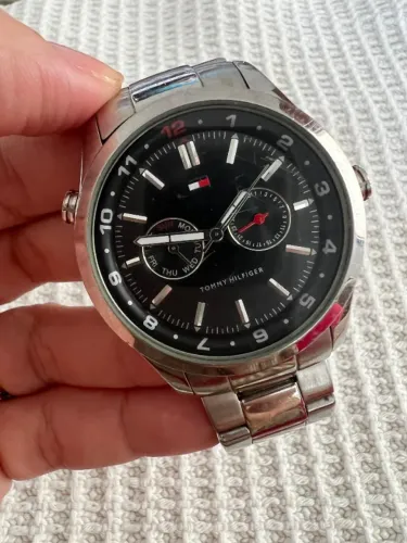 Relógio Tommy Hilfiger Original Masculino Aço Inox Estilo Premium