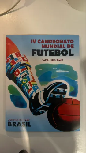 Álbum de Figurinhas da Copa do Mundo de 1950 no Brasil - FLEXÍVEL