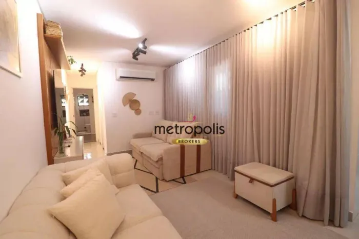 Apartamento com 2 dormitórios à venda, 61 m² por R$ 690.000,00 - Jardim - Santo André/SP