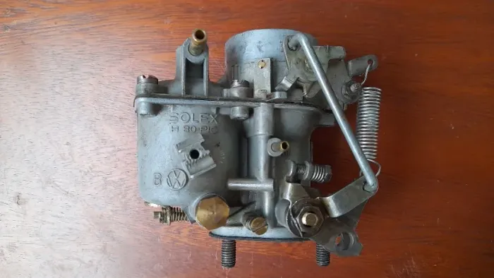 Carburador Fusca 1300 Brosol Solex H 30 PIC Original Marca VW no Corpo