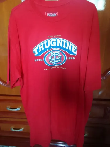 Camiseta Thug Nine Street Company - Vermelha 