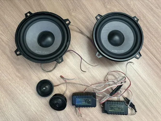 Kit Falante 2 Vias Audiophonic Sensation Ks525 5 Pol 110rms funcionando perfeitamente
